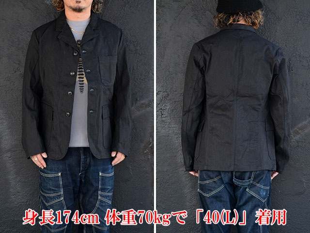 MISTER FREEDOM/ߥե꡼2025FWCONTINENTAL JacketNOS Black Coated Denim/ͥ󥿥른㥱åȡNOS֥åƥåɥǥ˥ɡ(SC15817)