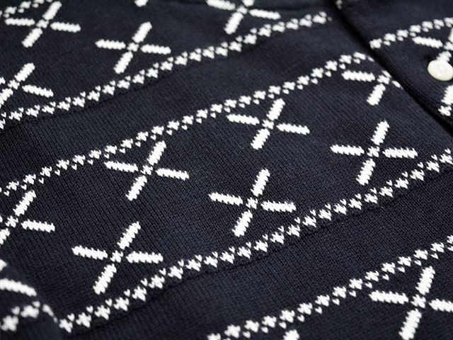 ��2����DAZZLE SUGAR/�����륷�奬����2025AW��Jacquard Henley L/S Tee/���㥬���ɥإ�꡼���󥰥��꡼��Tee��