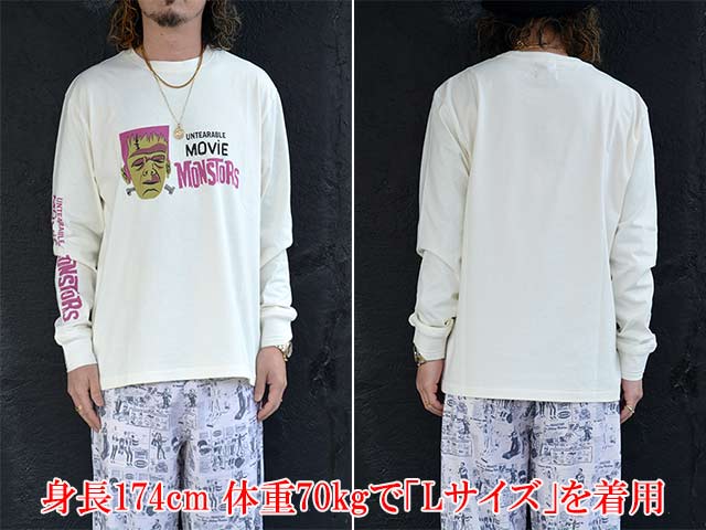 ��2����MONSTOR TIMES/��󥹥ȥ������ॺ��2026SS��MOVIE MONSTORS L/S Tee/�ࡼ�ӡ���󥹥ȥ������󥰥��꡼��Tee��(26SS-MT-002)