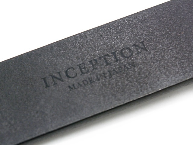 全3色【INCEPTION/インセプション】「Saddle Leather Garrison Belt
