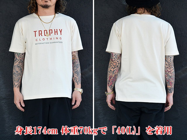 ��3����TROPHY CLOTHING/�ȥ��ե������������󥰡�2026SS��Harvest Logo Overdye S/S Tee/�ϡ��٥��ȥ��������С��������硼�ȥ��꡼��Tee��(TR26SS-202)