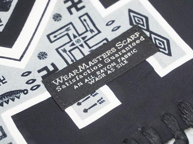 ��WEARMASTERS by ATTRACTIONS/�������ޥ��������Х����ȥ饯����󥺡�2025AW��Swastika Scarf/���凉�ƥ����������ա�(WS017)