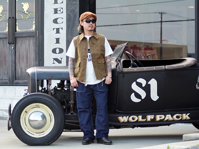 FREE WHEELERS/ե꡼ۥ顼2025SS֡WILDLIFE RANGEROVER VEST/ɥ磻ɥ饤ե󥸥㡼ɥС٥ȡ(2521005)