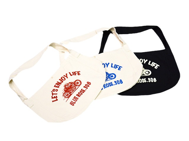 ��3����BLUE ROSE.308/�֥롼������.308�ۡ�Canvs Newspaper Bag��ENJOY LIFE��/�����Х��˥塼���ڡ��ѡ��Хå��ɥ��󥸥祤�饤�աɡ�