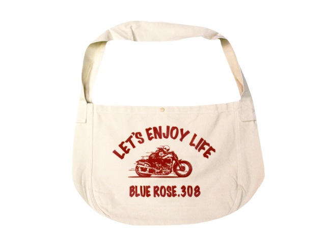 ��3����BLUE ROSE.308/�֥롼������.308�ۡ�Canvs Newspaper Bag��ENJOY LIFE��/�����Х��˥塼���ڡ��ѡ��Хå��ɥ��󥸥祤�饤�աɡ�
