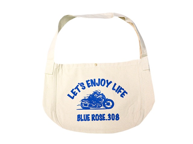 ��3����BLUE ROSE.308/�֥롼������.308�ۡ�Canvs Newspaper Bag��ENJOY LIFE��/�����Х��˥塼���ڡ��ѡ��Хå��ɥ��󥸥祤�饤�աɡ�