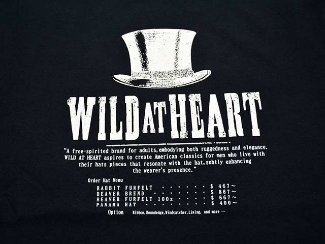 ��2����WILD AT HEART/�磻��ɥ��åȥϡ��ȡ�2026SS��6.2oz Crew Neck S/S Tee��SILK HAT��/6.2���󥹥��롼�ͥå����硼�ȥ��꡼��Tee�ɥ��륯�ϥåȡɡ�(8261010)