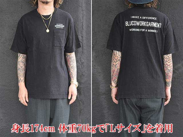 ��2����BLUCO/�֥륳��2026SS��Pigment Pocket Tee��TICKET��/�ԥ����ȥݥ��å�Tee�ɥ����åȡɡ�(164-22-057)