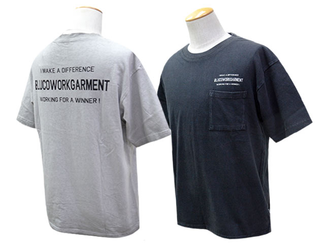 ��2����BLUCO/�֥륳��2026SS��Pigment Pocket Tee��TICKET��/�ԥ����ȥݥ��å�Tee�ɥ����åȡɡ�(164-22-057)