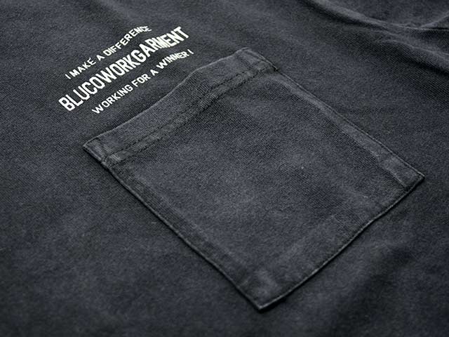 ��2����BLUCO/�֥륳��2026SS��Pigment Pocket Tee��TICKET��/�ԥ����ȥݥ��å�Tee�ɥ����åȡɡ�(164-22-057)