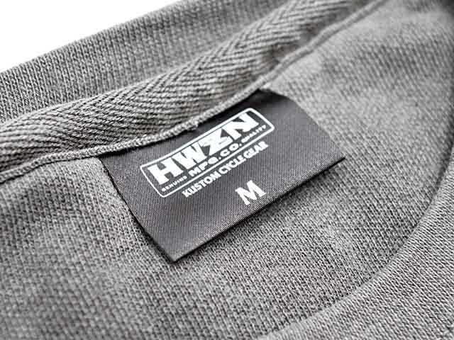 (50% OFF)��HWZN BROSS/�ϥ�����֥�����2023AW��Garment Dyed Crew Neck Sweat Shirts/�������ȥ����ɥ��롼�ͥå��������åȥ���ġ�(�ۥ����륺���ѥ��/���ᥫ��/�ۥåȥ��å�/�ϡ��졼/WOLF PACK/����եѥå�)