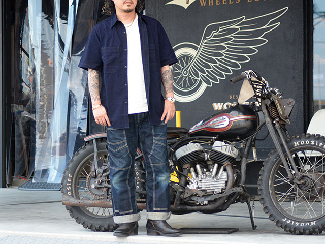 ��FREE WHEELERS/�ե꡼�ۥ����顼����2025SS��Short Sleeve Shirt��Peace Valley��/���硼�ȥ��꡼�֥���ġɥԡ����Х졼�ɡ�(2523006)