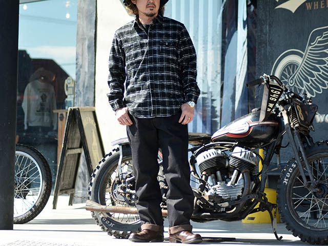 ��TROPHY CLOTHING/�ȥ��ե������������󥰡ۡ�Standard Blackie Denim Pants/����������ɥ֥�å����ǥ˥�ѥ�ġ�(1905)