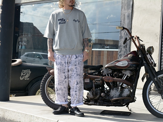 ��POP EYES/�ݥåץ�������2026SS��HOT&ROD S/S Sweat Shirt/�ۥå�&���åɥ��硼�ȥ��꡼�֥������åȥ���ġ�(26SS-PPE-002)