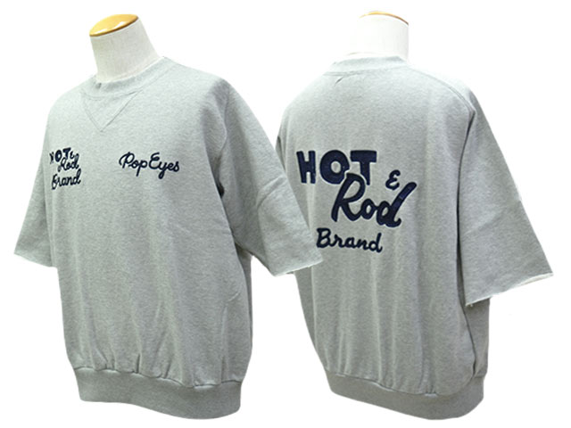 ��POP EYES/�ݥåץ�������2026SS��HOT&ROD S/S Sweat Shirt/�ۥå�&���åɥ��硼�ȥ��꡼�֥������åȥ���ġ�(26SS-PPE-002)