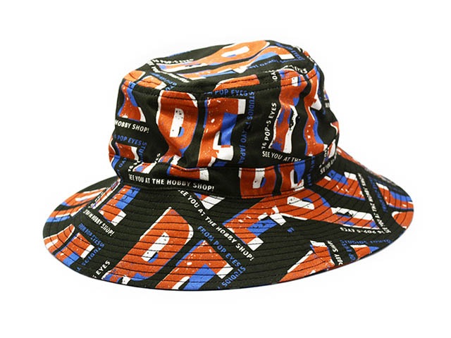 ��2����POP EYES/�ݥåץ�������2026SS��PE Hobby Art BUCKET HAT/PE�ۥӡ������ȥХ��åȥϥåȡ�(26SS-PPE-019)