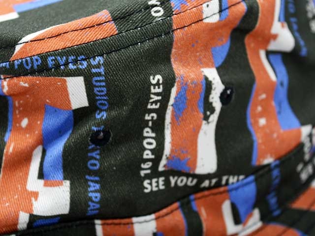 ��2����POP EYES/�ݥåץ�������2026SS��PE Hobby Art BUCKET HAT/PE�ۥӡ������ȥХ��åȥϥåȡ�(26SS-PPE-019)