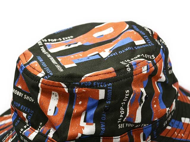 ��2����POP EYES/�ݥåץ�������2026SS��PE Hobby Art BUCKET HAT/PE�ۥӡ������ȥХ��åȥϥåȡ�(26SS-PPE-019)
