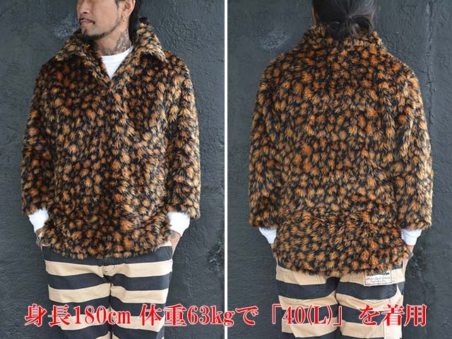 SKULL FLIGHT/ե饤ȡ2023AWShaggy Leopard Pullover Jacket/㥮쥪ѡɥץ륪С㥱åȡ(CALIFORNIA LINE/ե˥饤/ϡ졼/Х/ۥåȥå/ᥫ/ۥ륺ѥ/WOLF PACK/եѥå)