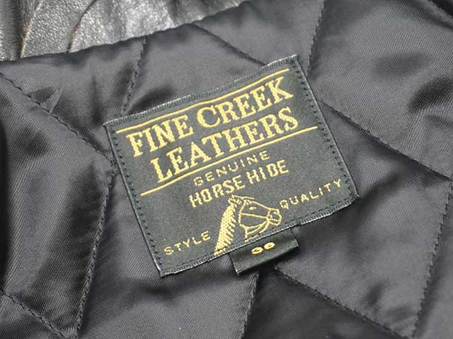 ��FINE CREEK LEATHERS/�ե����󥯥꡼���쥶�����ۡ�Double Riders Jacket��Leon The Nostar Custom��/���֥�饤���������㥱�åȡɥ쥪�󥶥Ρ���������������ɡ�(FCJK015)