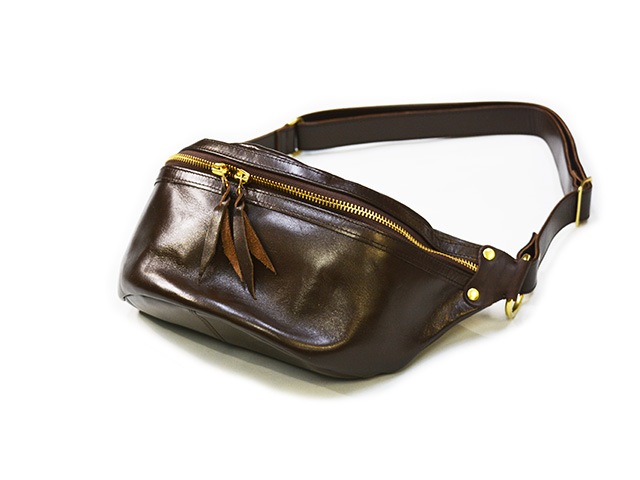 ��3����INCEPTION/���󥻥ץ����ۡ�Horse Hide Fanny Pack/�ۡ����ϥ��ɥե��ˡ��ѥå���(IPHSB-05)