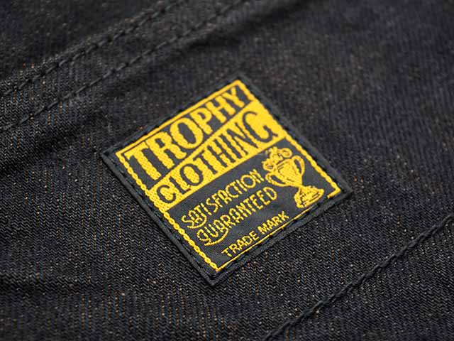 ��TROPHY CLOTHING/�ȥ��ե������������󥰡ۡ�W Knee Standard Blackie Denim Pants/���֥�ˡ�����������ɥ֥�å����ǥ˥�ѥ�ġ�(1906)