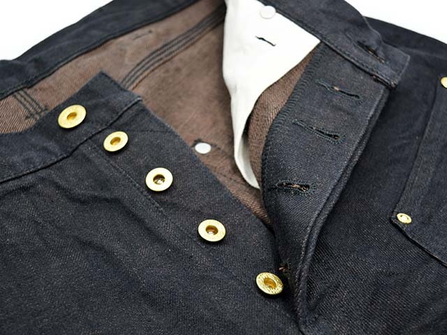 ��TROPHY CLOTHING/�ȥ��ե������������󥰡ۡ�W Knee Standard Blackie Denim Pants/���֥�ˡ�����������ɥ֥�å����ǥ˥�ѥ�ġ�(1906)