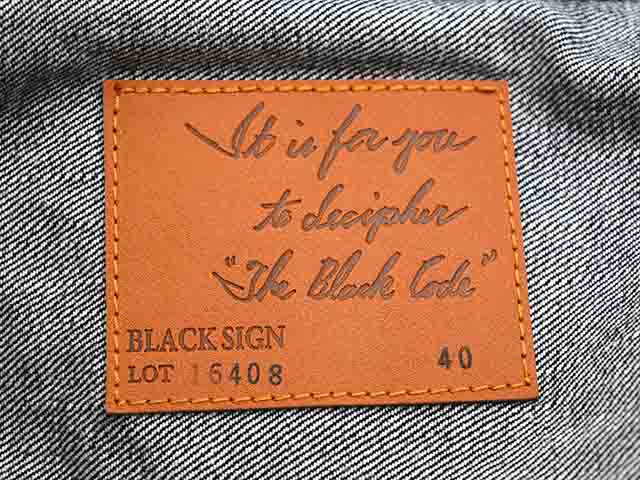 BLACK SIGN/֥åۡ14oz Denim Pleats Jacket/14󥹥ǥ˥ץ꡼ĥ㥱åȡ(BSFJ-16408)