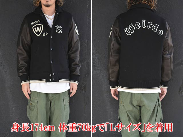 ��WEIRDO/���������ɡ�2025AW��STADIUM JACKET/���������ॸ�㥱�åȡ�(WRD5302)