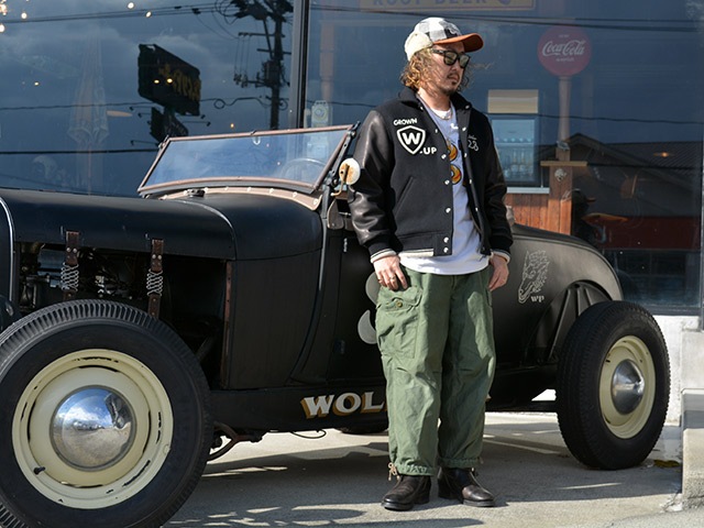 ��WEIRDO/���������ɡ�2025AW��STADIUM JACKET/���������ॸ�㥱�åȡ�(WRD5302)