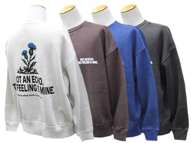 ��4����FLUTTER/�ե�å�����2026SS��Double Dyeing Big Silhouette Sweat/���֥�������󥰥ӥå����륨�åȥ������åȡ�(FL26-SW001)