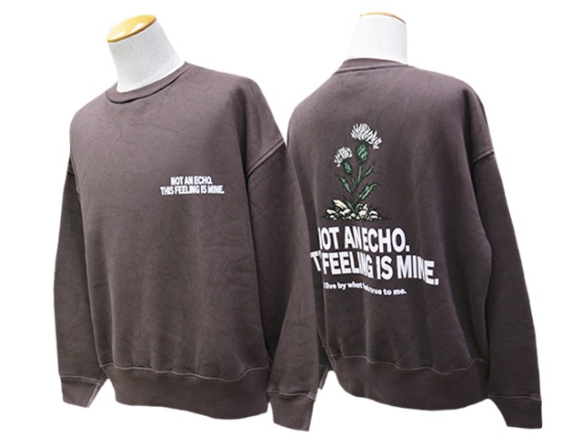 ��4����FLUTTER/�ե�å�����2026SS��Double Dyeing Big Silhouette Sweat/���֥�������󥰥ӥå����륨�åȥ������åȡ�(FL26-SW001)