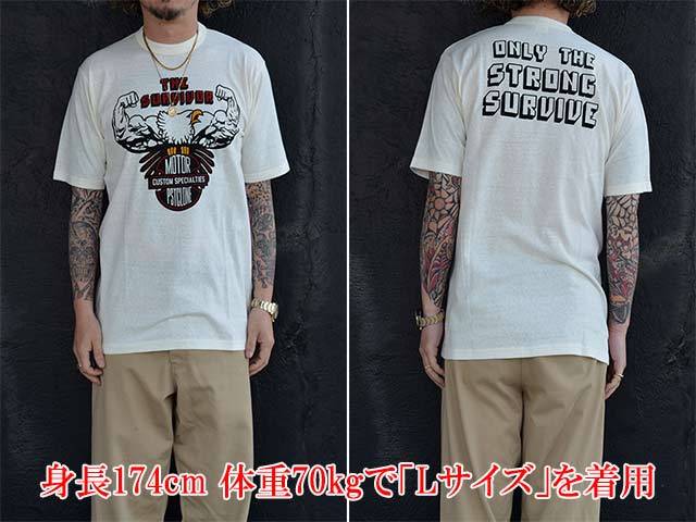 ��2����FREE WHEELERS/�ե꡼�ۥ����顼����2026SS��S/S T-SHIRT��THE SURVIVOR��/���硼�ȥ��꡼��T����ġɥ� ���Х��С��ɡ�(2625004)