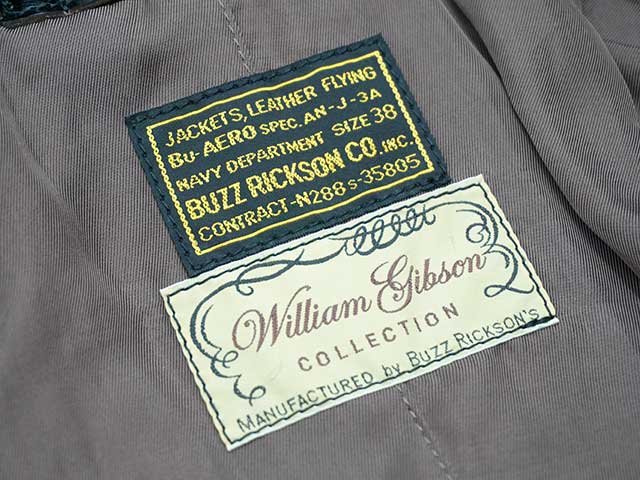 BUZZ RICKSON'S/バズリクソンズ】「Type BLACK AN-J-3A HORSEHIDE