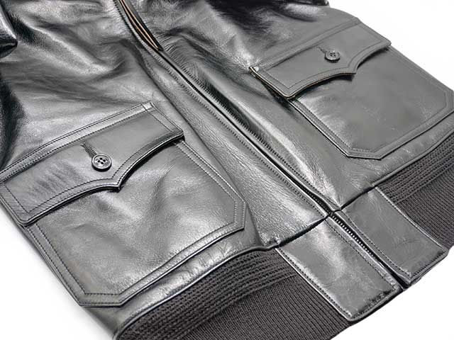 ��BUZZ RICKSON'S/�Х��ꥯ���󥺡ۡ�Type BLACK AN-J-3A HORSEHIDE MODEL/�����ץ֥�å�AN-J-3A�ۡ����ϥ��ɥ�ǥ��(BR80655)