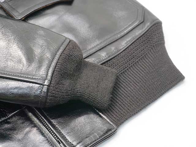 【BUZZ RICKSON'S/バズリクソンズ】「Type BLACK AN-J-3A HORSEHIDE MODEL/タイプブラックAN-J ...