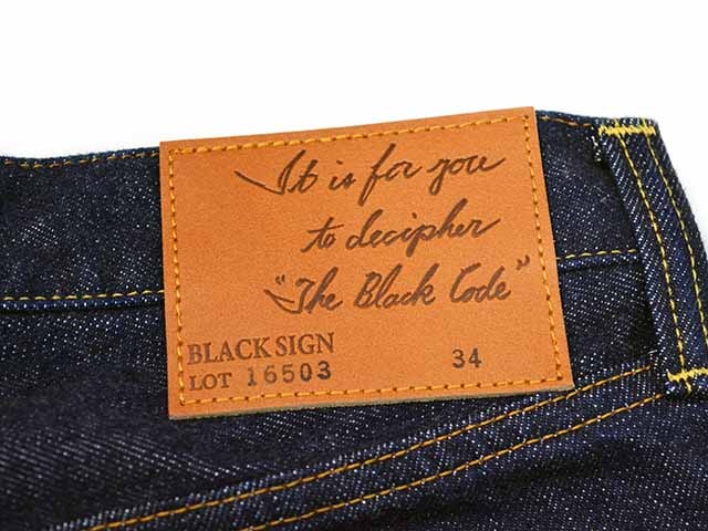 BLACK SIGN/֥åۡ14oz BS Denim Pants/14BSǥ˥ѥġ(BSFP-16503)