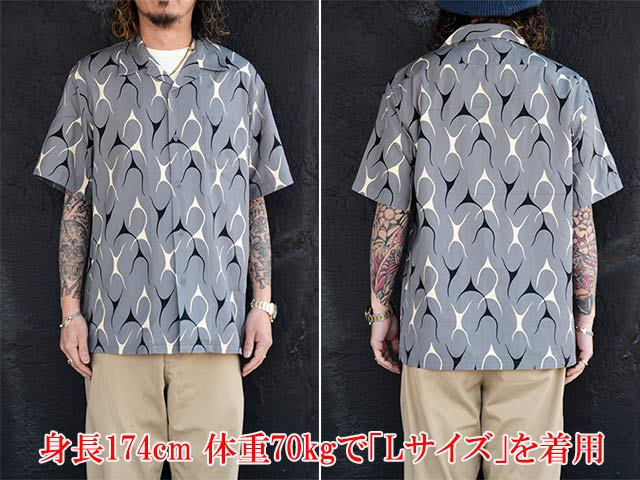 ��3����AT-DIRTY/���åȥ����ƥ�����2026SS��Flames S/S Shirt/�ե쥤�ॹ���硼�ȥ��꡼�֥���ġ�