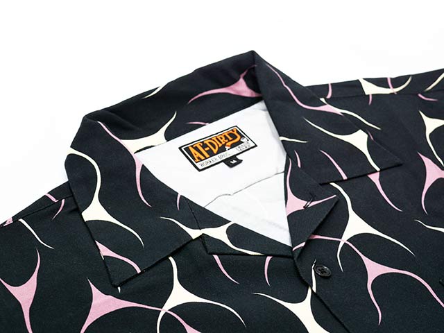 ��3����AT-DIRTY/���åȥ����ƥ�����2026SS��Flames S/S Shirt/�ե쥤�ॹ���硼�ȥ��꡼�֥���ġ�