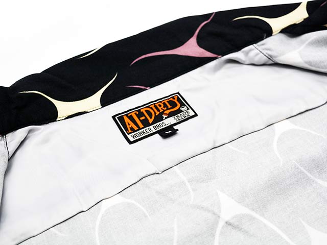 ��3����AT-DIRTY/���åȥ����ƥ�����2026SS��Flames S/S Shirt/�ե쥤�ॹ���硼�ȥ��꡼�֥���ġ�