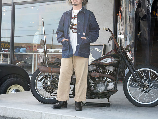 ��FREE WHEELERS/�ե꡼�ۥ����顼����2026SS�֡�STEELBACKERS�� WORK COAT/�ɥ��ƥ�����Хå������ɥ�������ȡ�(2621004)