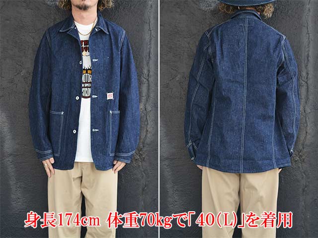 ��FREE WHEELERS/�ե꡼�ۥ����顼����2026SS�֡�STEELBACKERS�� WORK COAT/�ɥ��ƥ�����Хå������ɥ�������ȡ�(2621004)