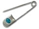 FIRST ARROW's/եȥۡLarge Safety Pins with Turquoise/դ顼եƥԥ󥺡(O-236)