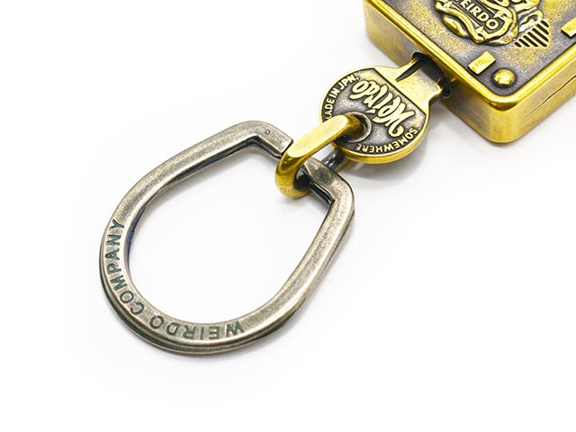廃盤品 WEIRDO PADLOCK KEYトップ 真鍮製 WEIRDO JEWELRY/ウィアードジュエリー】「Padlock Key Chain