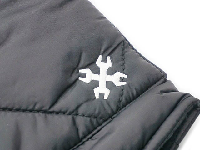 全3色【BLUCO/ブルコ】2024AW「Rib Collar Quilting Vest/リブカラー