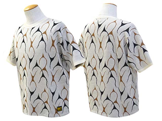 (30% OFF)��2����AT-DIRTY/���åȥ����ƥ�����2025SS��Flames Jacquard S/S Tee/�ե쥤�ॹ���㥬���ɥ��硼�ȥ��꡼��Tee��