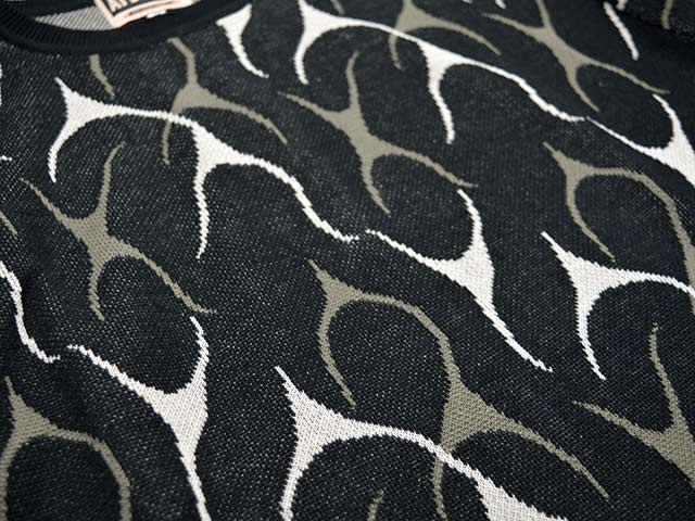 (30% OFF)��2����AT-DIRTY/���åȥ����ƥ�����2025SS��Flames Jacquard S/S Tee/�ե쥤�ॹ���㥬���ɥ��硼�ȥ��꡼��Tee��