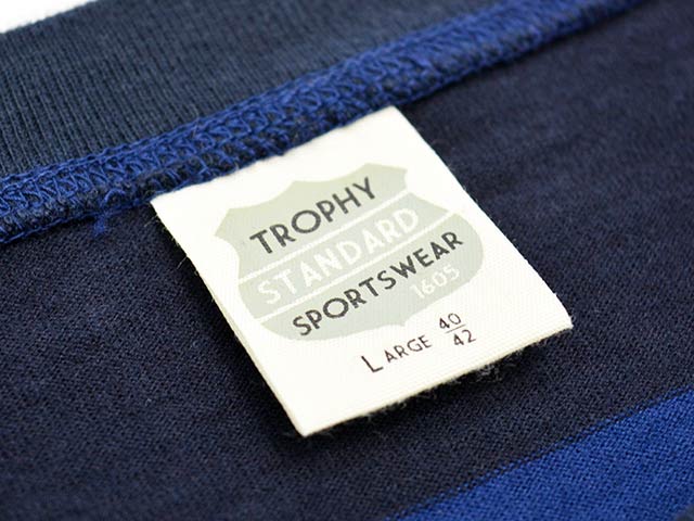 ��3����TROPHY CLOTHING/�ȥ��ե������������󥰡�2025AW��Overdye 3 Color Henley Wide Border L/S Tee/�����С�����3���顼�إ�꡼�磻�ɥܡ��������󥰥��꡼��Tee��(TR25AW-201)