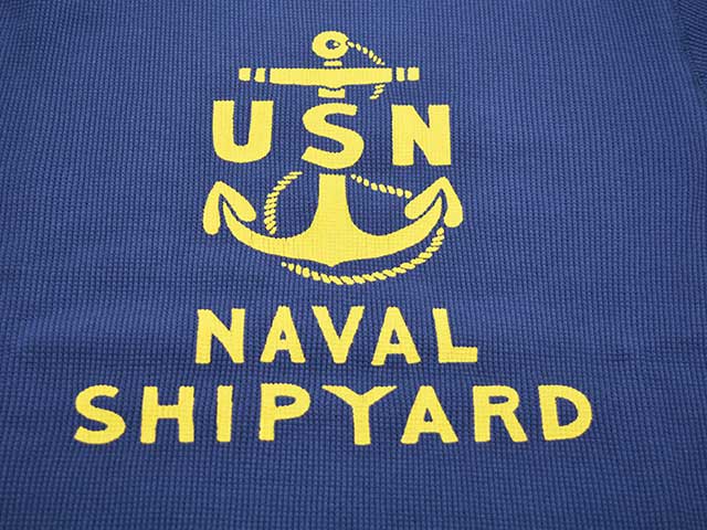 ��FREE WHEELERS/�ե꡼�ۥ����顼����2025FW��Crew Necked Thermal L/S Shirt��U.S.N.NAVAL SHIP YARD��/���롼�ͥå��åɥ����ޥ���󥰥��꡼�֥����"U.S.N.�ͥ��Х륷�åץ䡼�ɡɡ�(2535007)