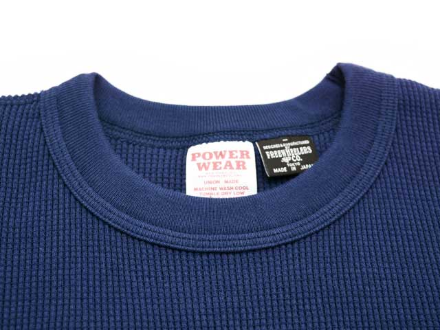 ��FREE WHEELERS/�ե꡼�ۥ����顼����2025FW��Crew Necked Thermal L/S Shirt��U.S.N.NAVAL SHIP YARD��/���롼�ͥå��åɥ����ޥ���󥰥��꡼�֥����"U.S.N.�ͥ��Х륷�åץ䡼�ɡɡ�(2535007)